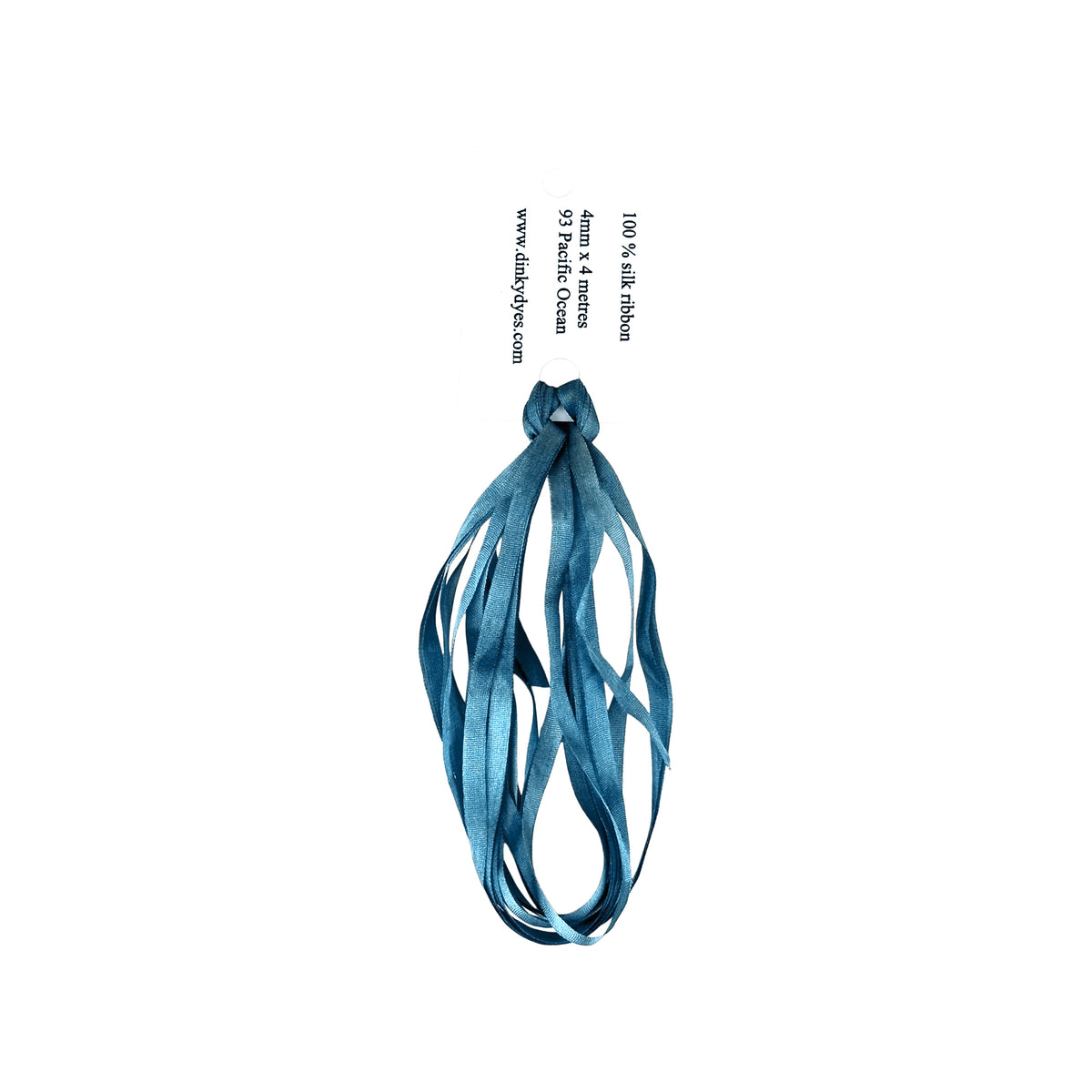 Dinky Dyes Silk Ribbon 4mm - 093 Pacific Ocean