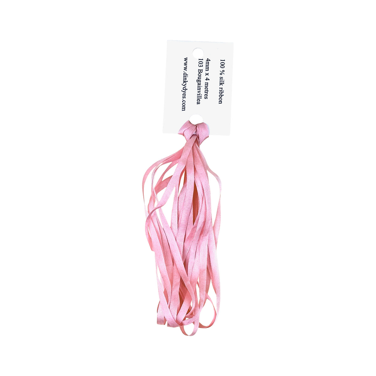 Dinky Dyes Silk Ribbon 4mm - 103 Bougainvillea
