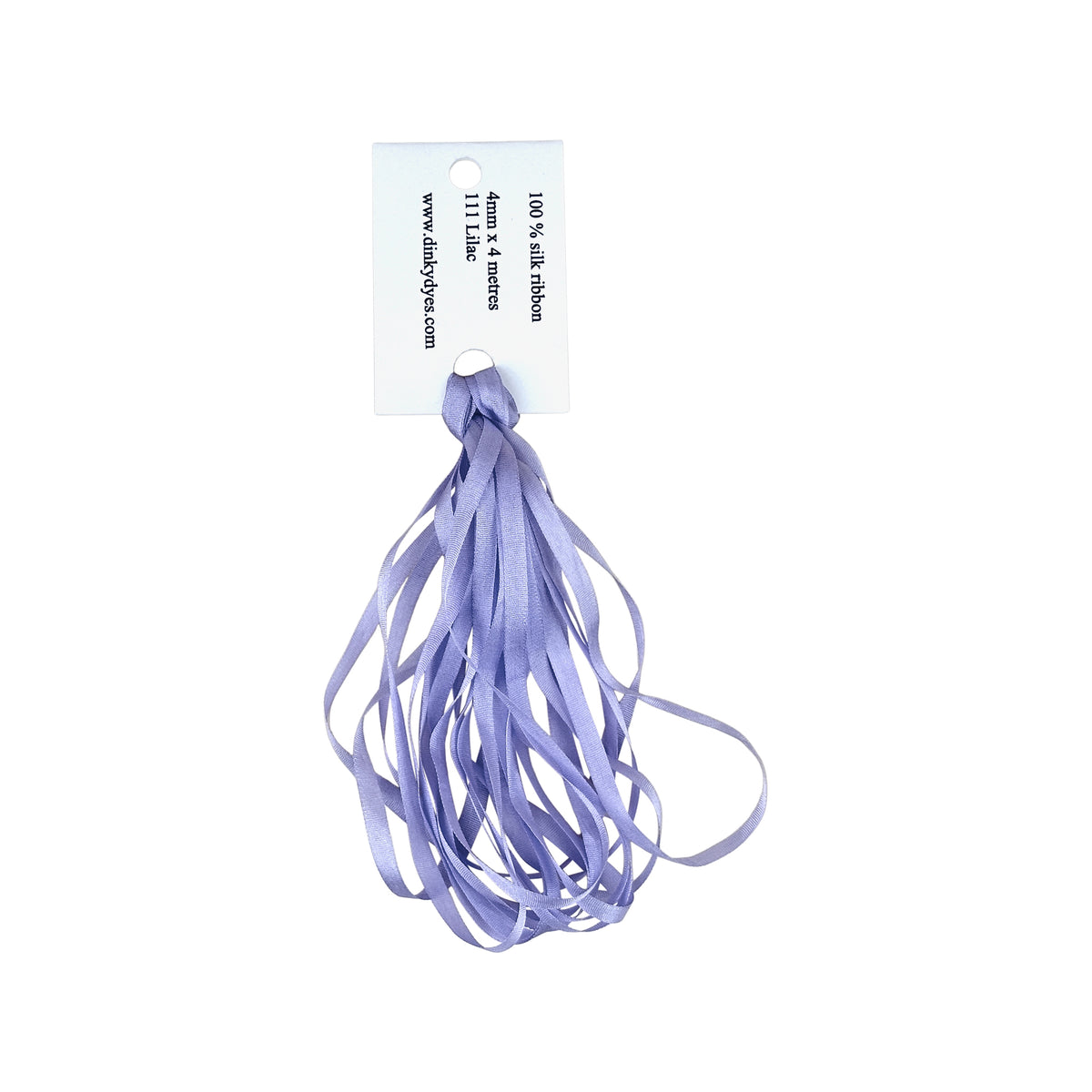 Dinky Dyes Silk Ribbon 4mm - 111 Lilac