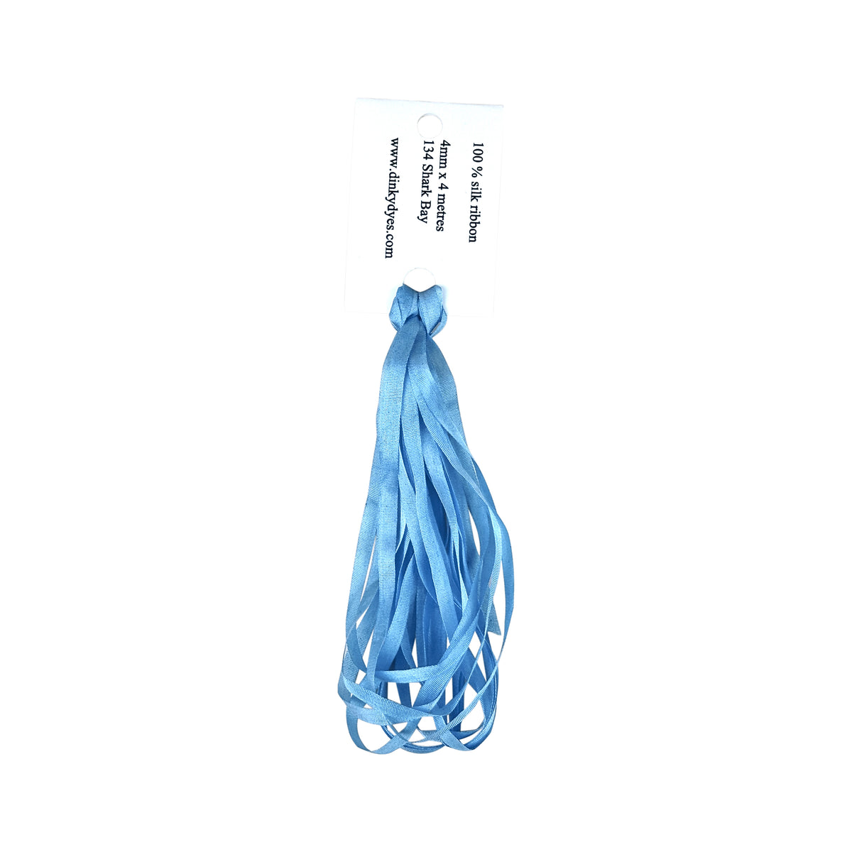 Dinky Dyes Silk Ribbon 4mm - 134 Shark Bay