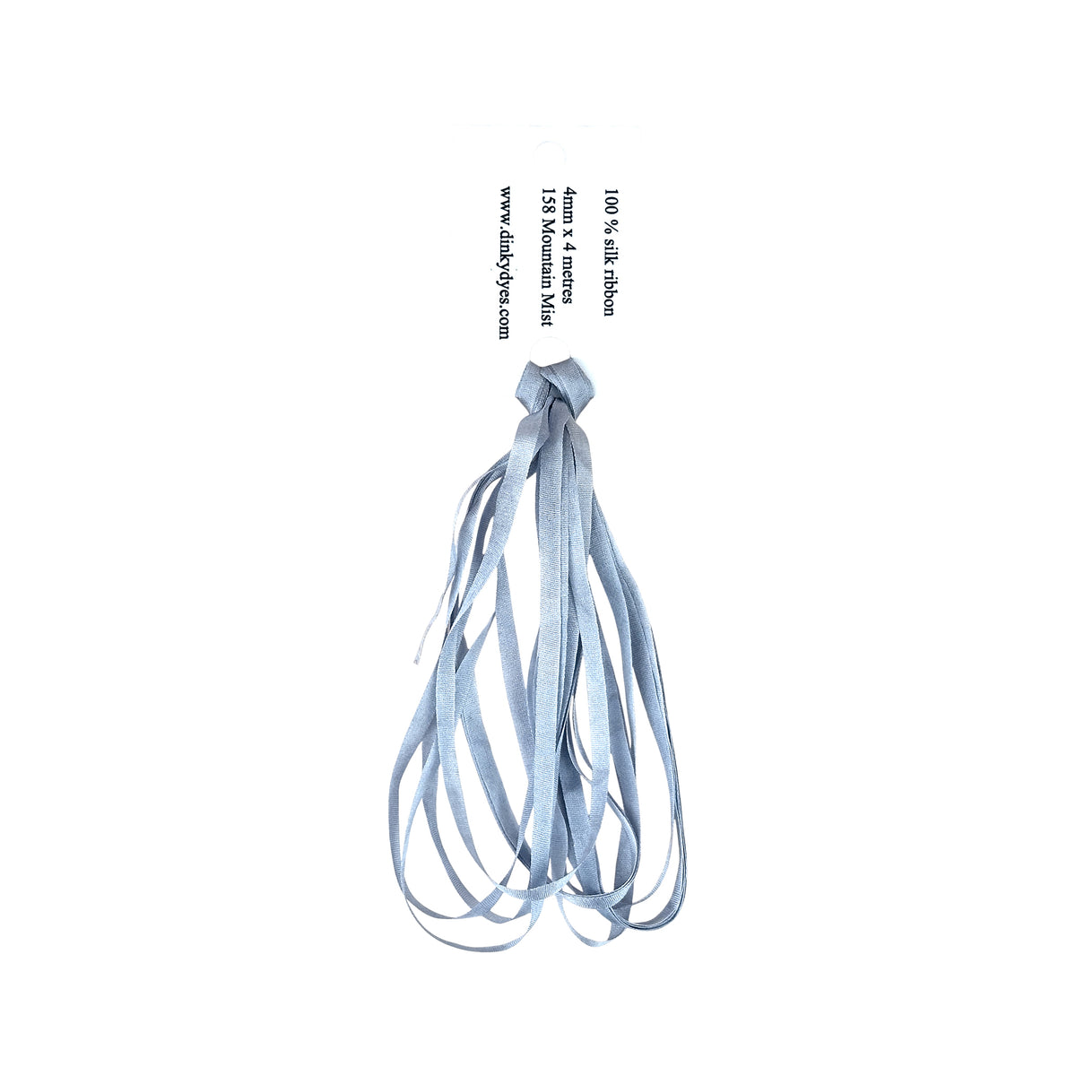 Dinky Dyes Silk Ribbon 4mm - 158 Mountain Mist