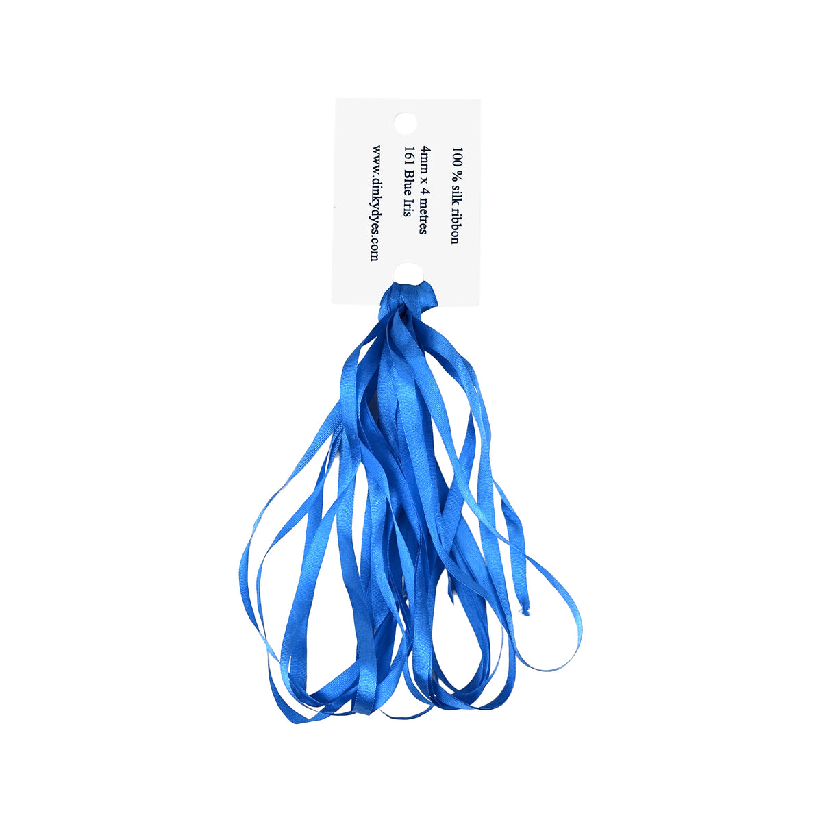 Dinky Dyes Silk Ribbon 4mm - 161 Blue Iris