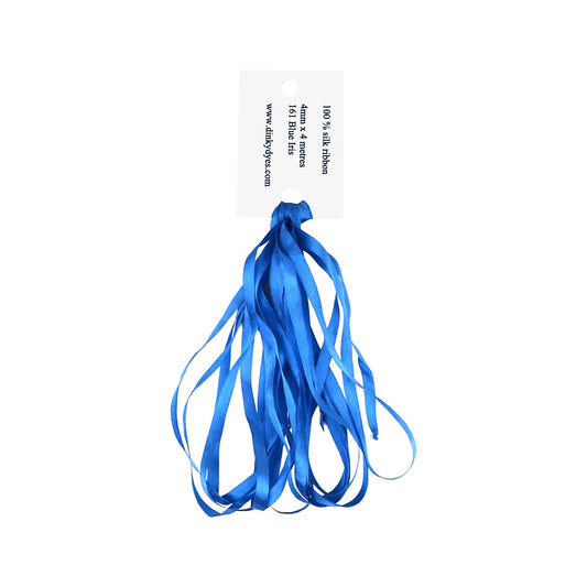 Dinky Dyes Silk Ribbon 4mm - 161 Blue Iris