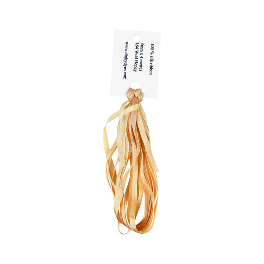 Dinky Dyes Silk Ribbon 4mm - 164 Wild Honey
