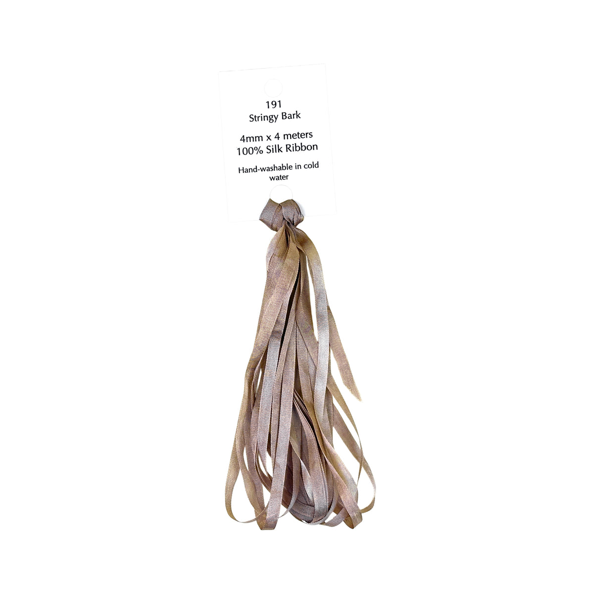 Dinky Dyes Silk Ribbon 4mm - 191 Stringy Bark