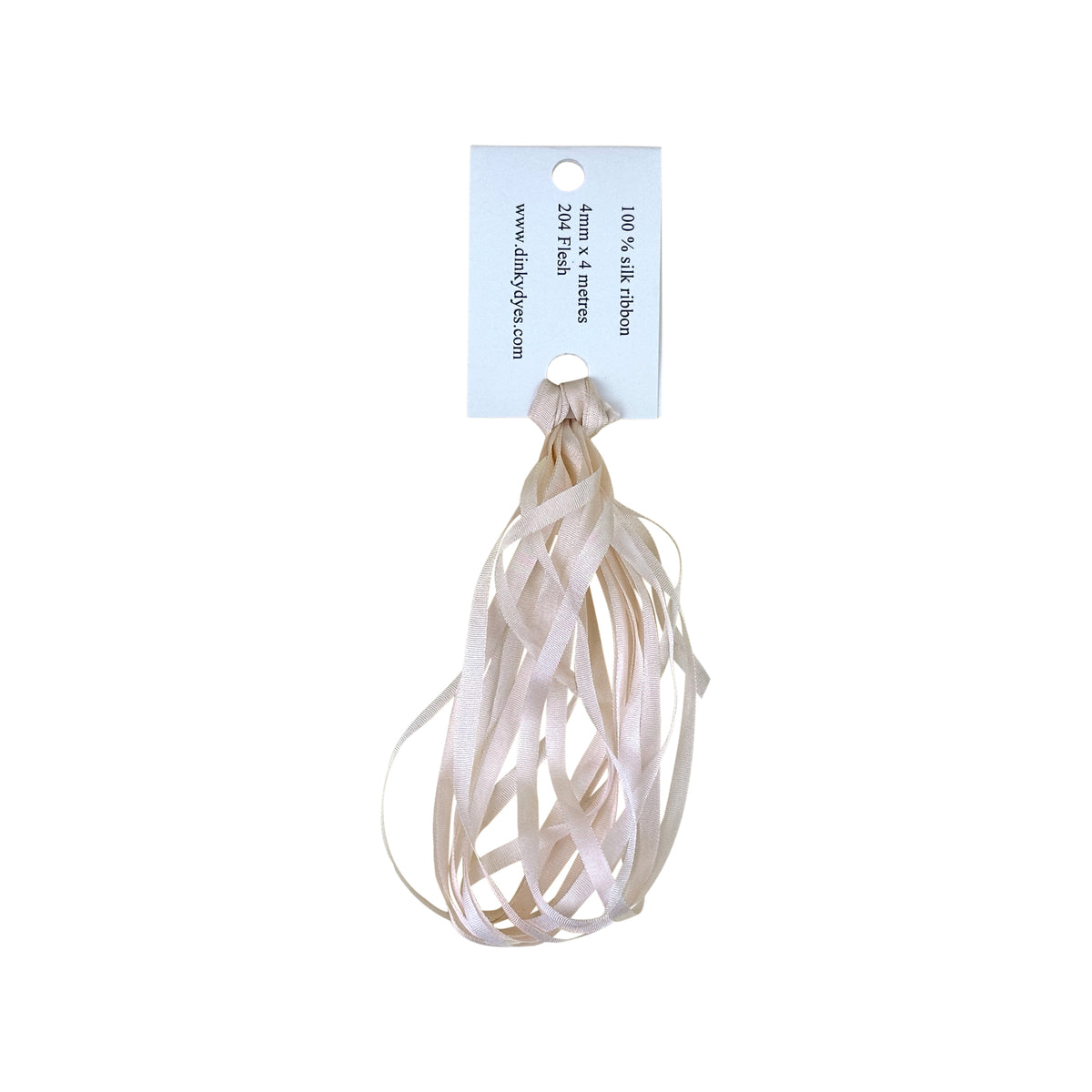 Dinky Dyes Silk Ribbon 4mm - 204 Flesh