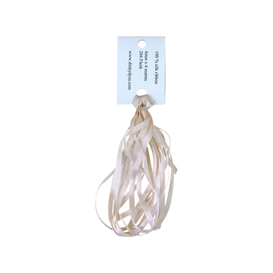 Dinky Dyes Silk Ribbon 4mm - 204 Flesh