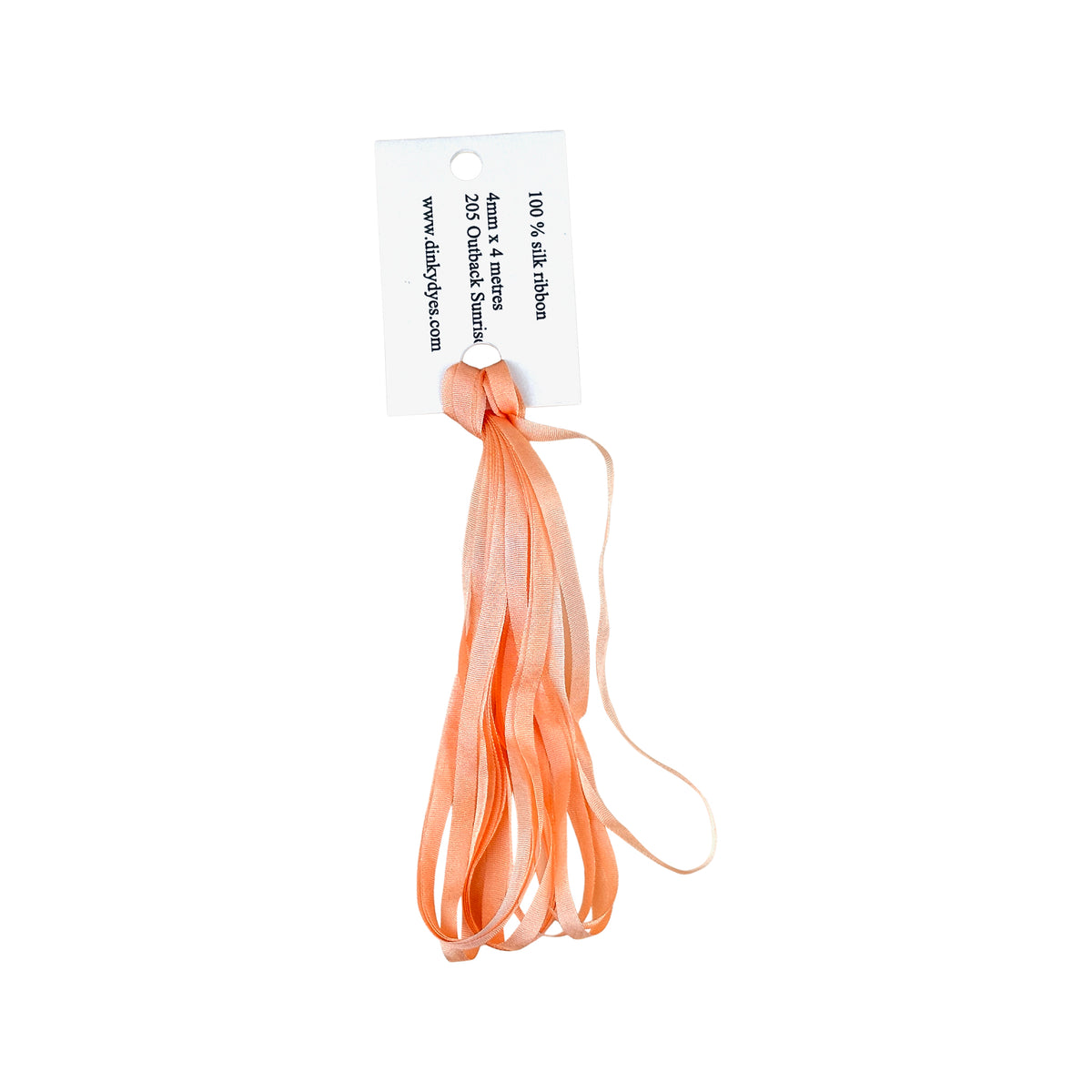 Dinky Dyes Silk Ribbon 4mm - 205 Outback Sunrise