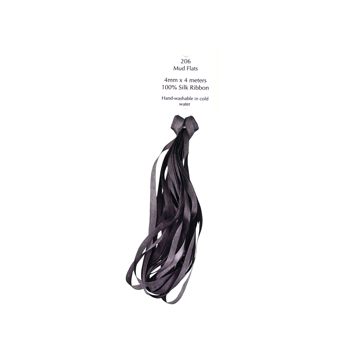 Dinky Dyes Silk Ribbon 4mm - 206 Mud Flats