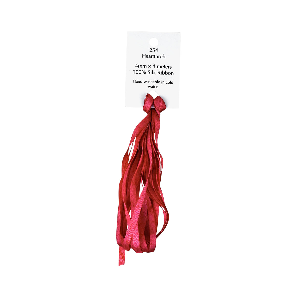 Dinky Dyes Silk Ribbon 4mm - 254 Heartthrob