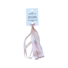 Dinky Dyes Silk Ribbon 7mm - 004 Strawberry Ice
