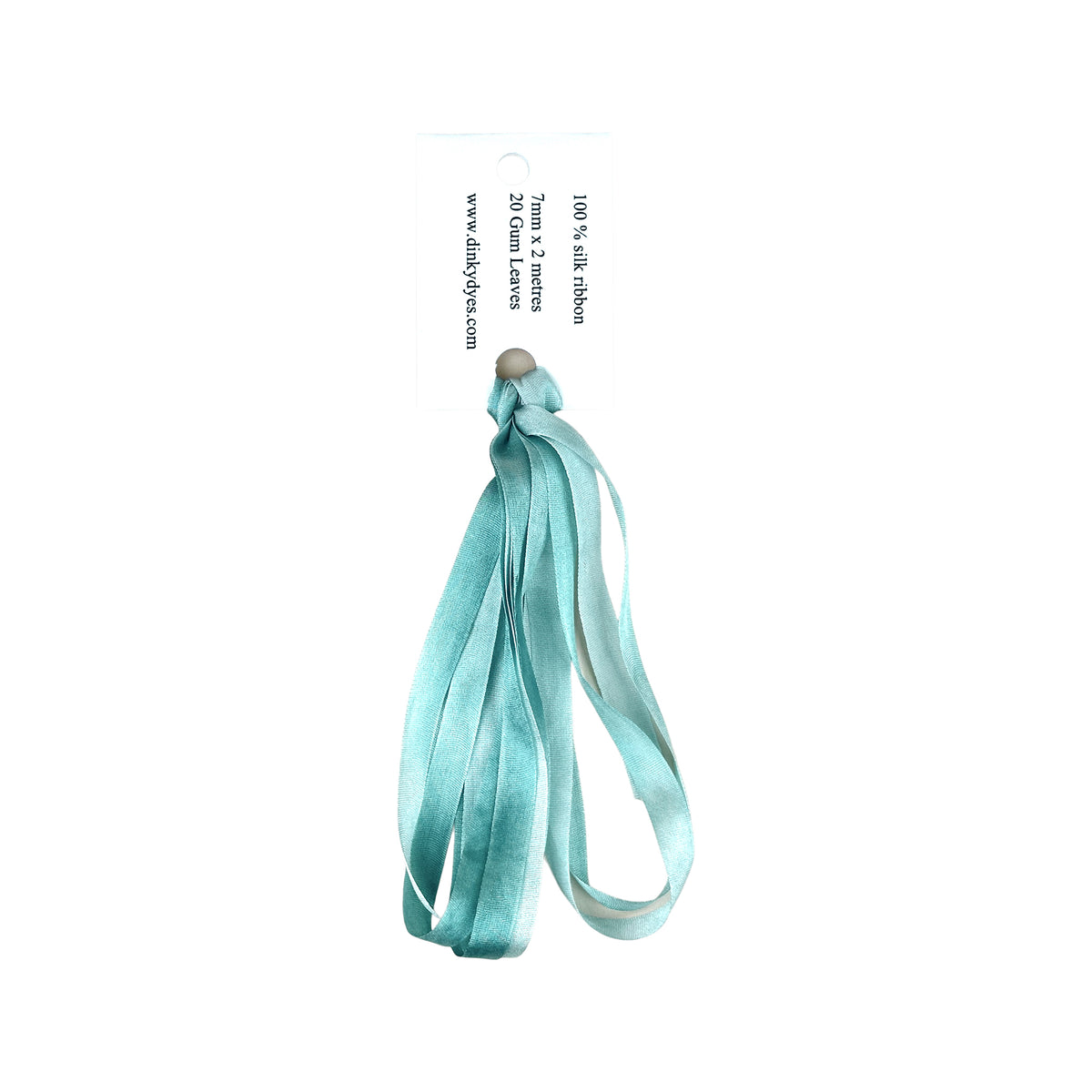 Dinky Dyes Silk Ribbon 7mm - 020 Gum Leaves