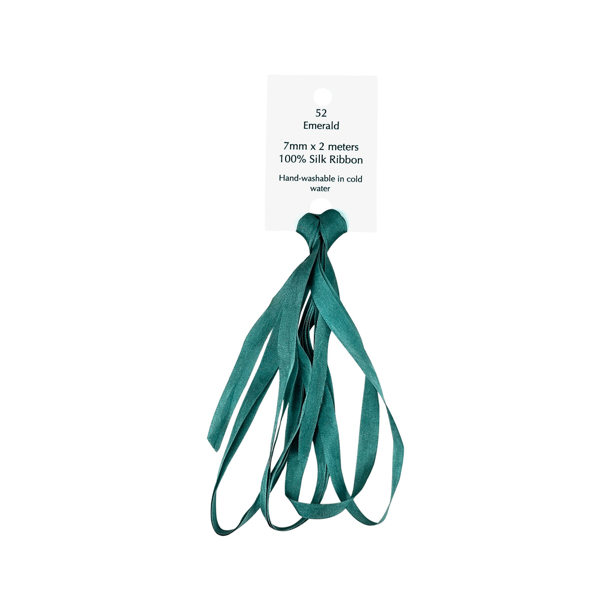 Dinky Dyes Silk Ribbon 7mm - 052 Emerald