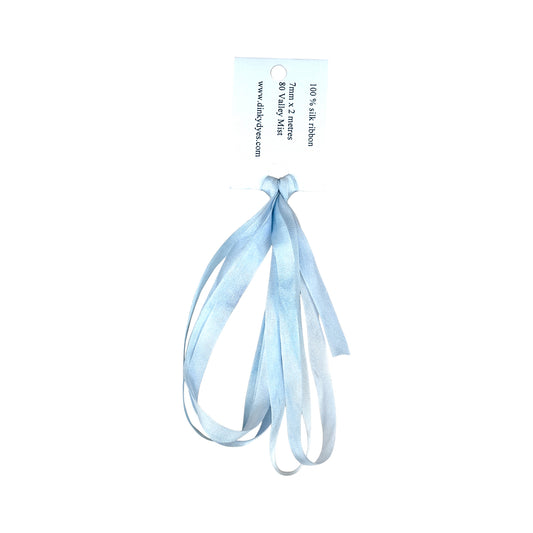 Dinky Dyes Silk Ribbon 7mm - 080 Valley Mist