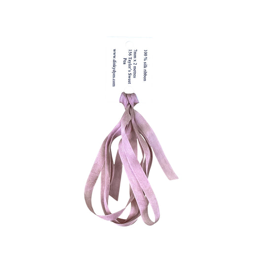 Dinky Dyes Silk Ribbon 7mm - 156 Taylor's Sweet Pea
