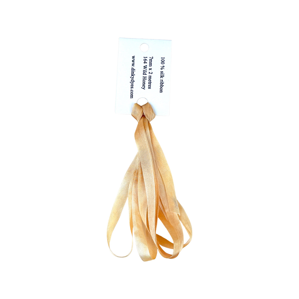 Dinky Dyes Silk Ribbon 7mm - 164 Wild Honey
