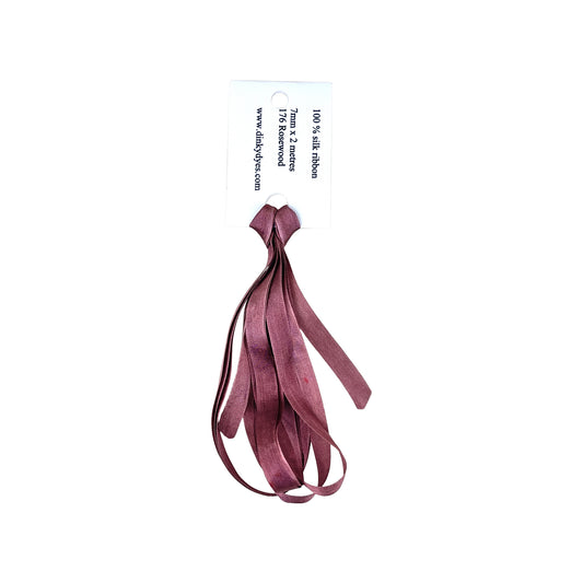 Dinky Dyes Silk Ribbon 7mm - 176 Rosewood