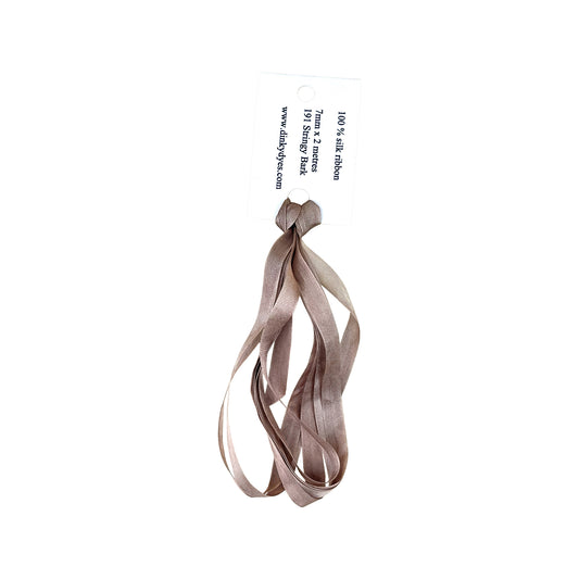 Dinky Dyes Silk Ribbon 7mm - 191 Stringy Bark