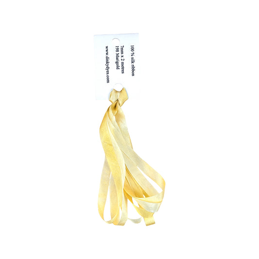 Dinky Dyes Silk Ribbon 7mm - 198 Marigold