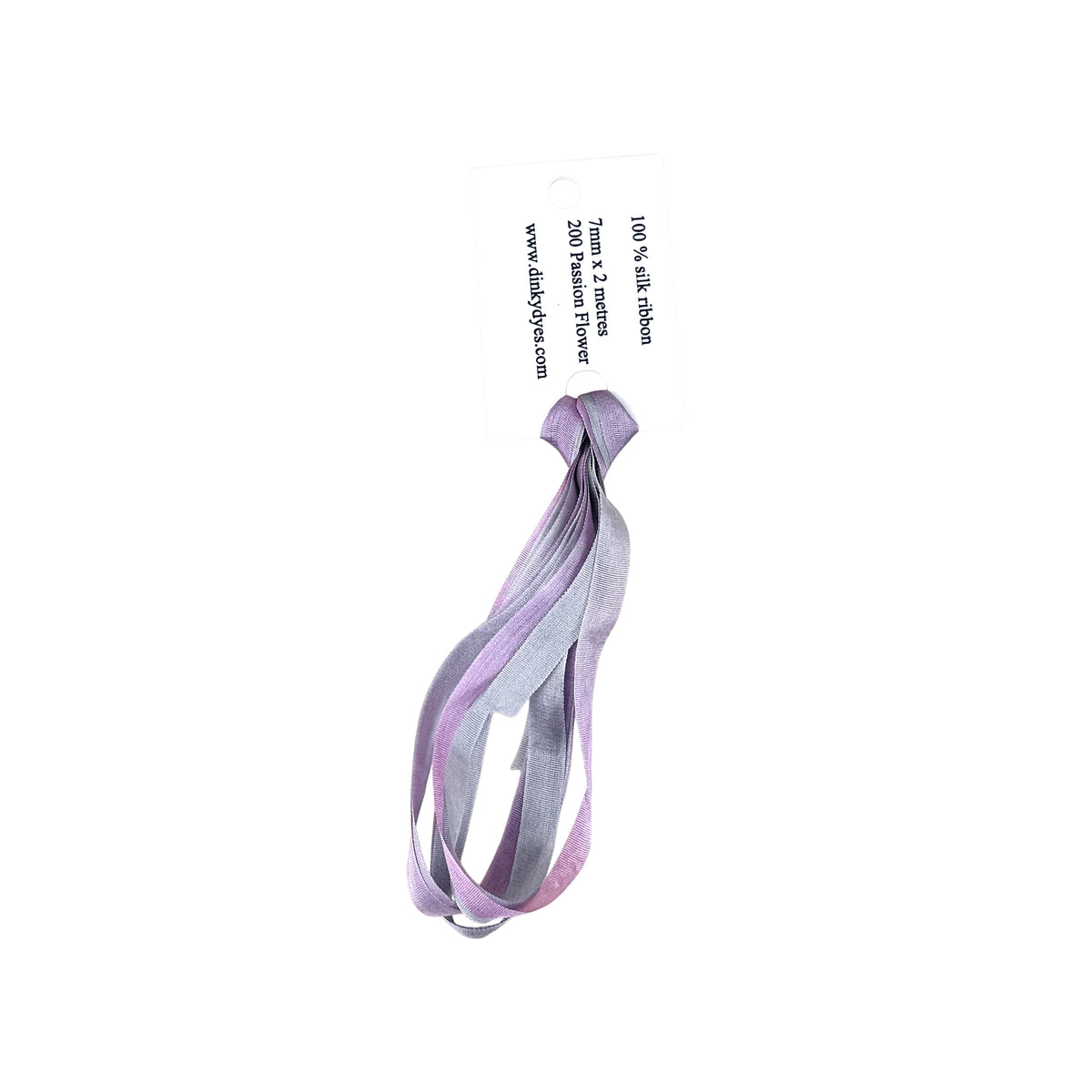 Dinky Dyes Silk Ribbon 7mm - 200 Passion Flower