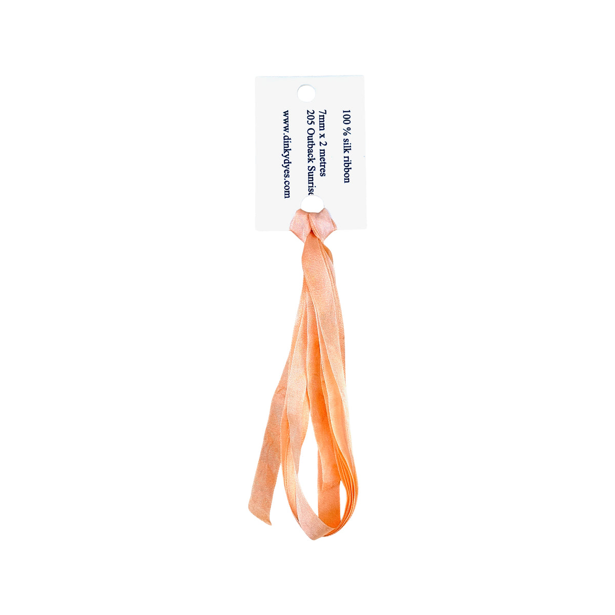 Dinky Dyes Silk Ribbon 7mm - 205 Outback Sunrise