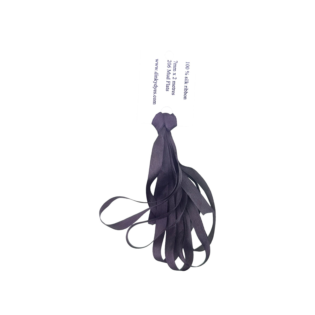 Dinky Dyes Silk Ribbon 7mm - 206 Mud Flats