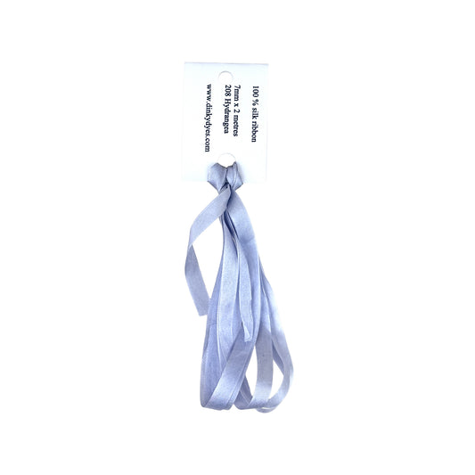 Dinky Dyes Silk Ribbon 7mm - 208 Hydrangea