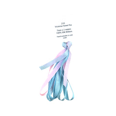 Dinky Dyes Silk Ribbon 7mm - 210 Victorian Sweet Pea