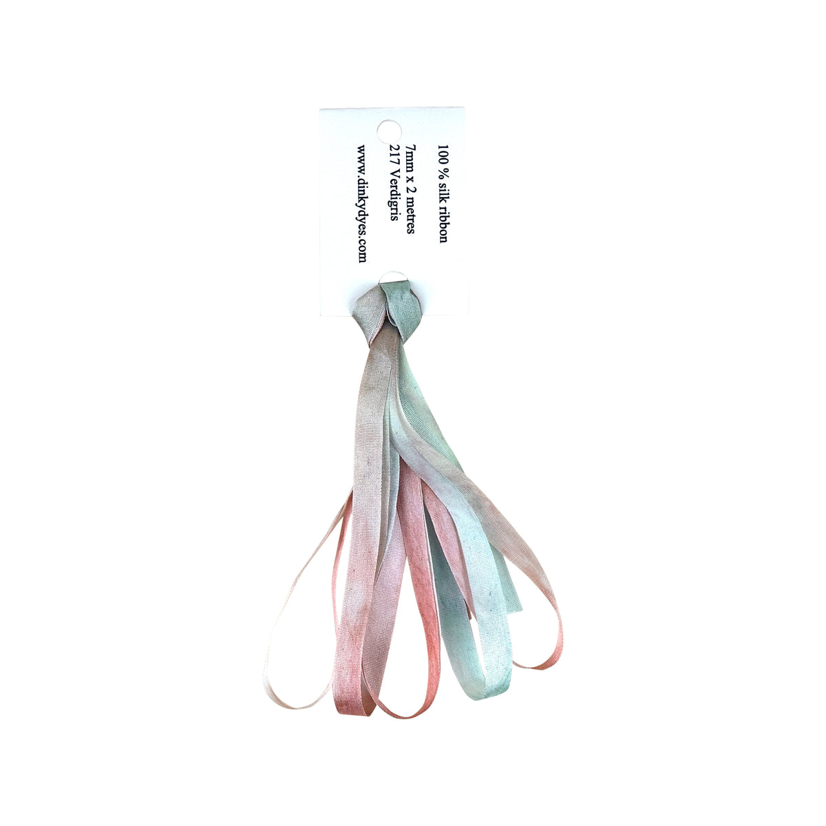 Dinky Dyes Silk Ribbon 7mm - 217 Verdigris