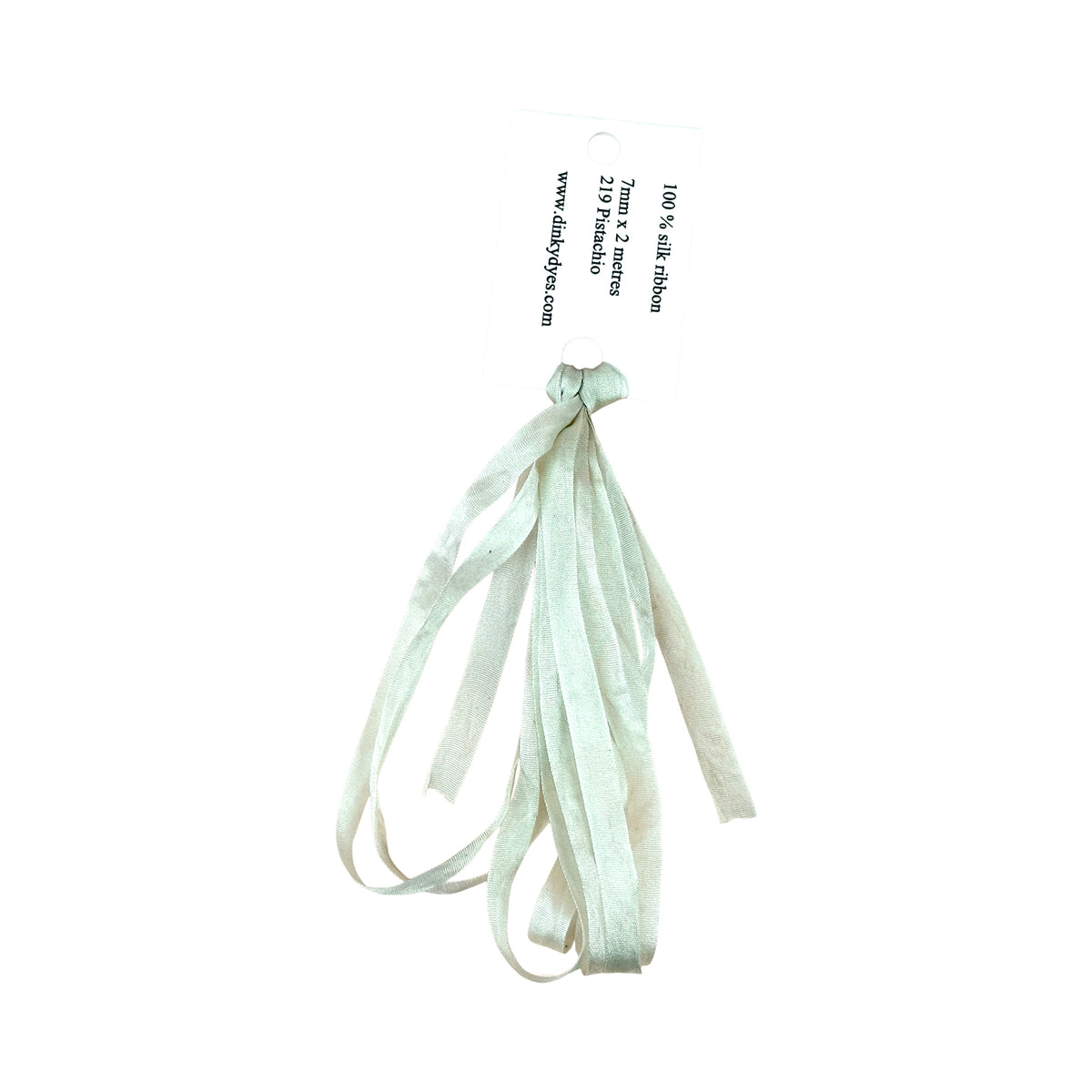 Dinky Dyes Silk Ribbon 7mm - 219 Pistachio