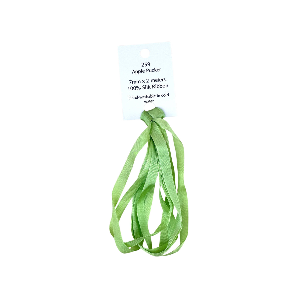 Dinky Dyes Silk Ribbon 7mm - 259 Apple Pucker