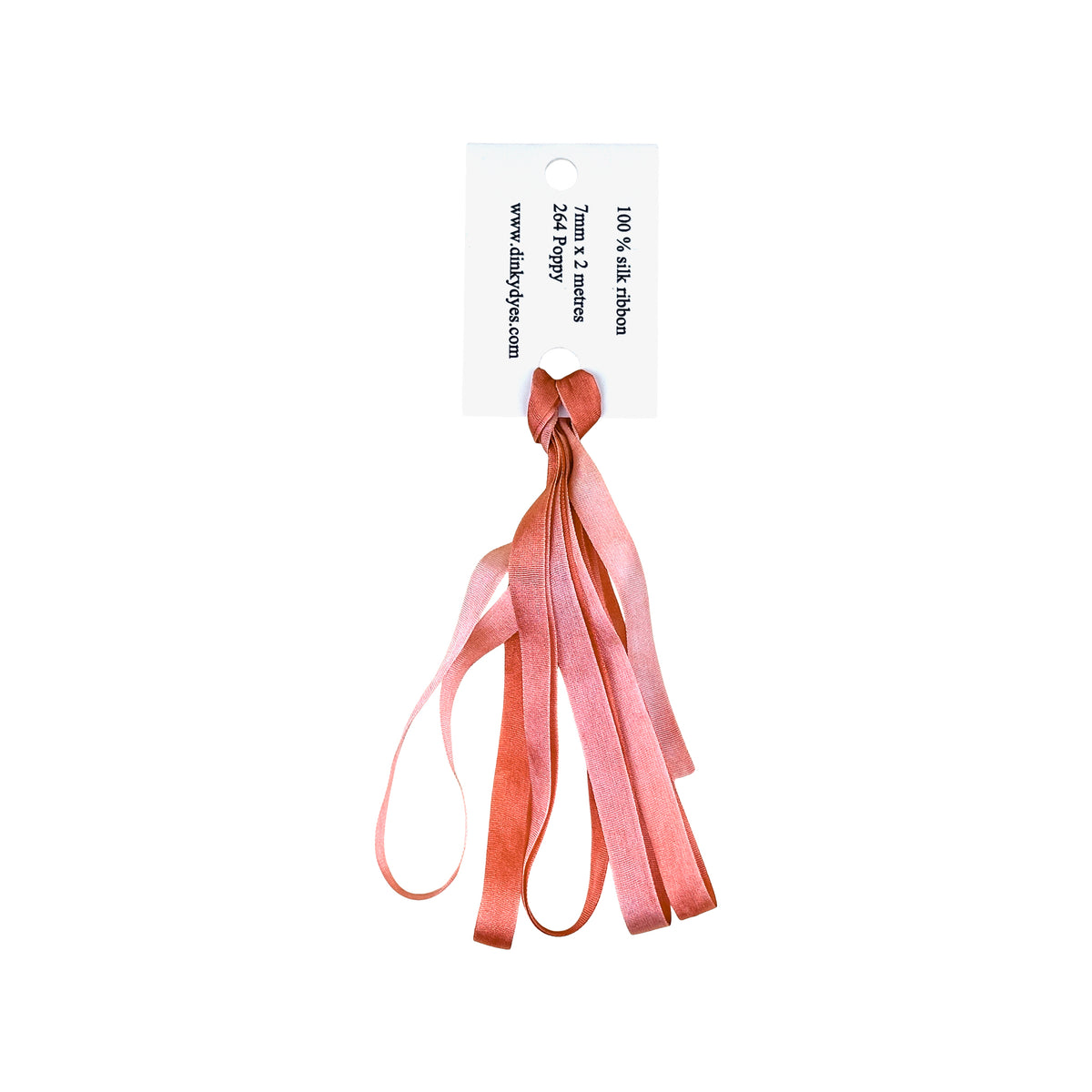 Dinky Dyes Silk Ribbon 7mm - 264 Poppy