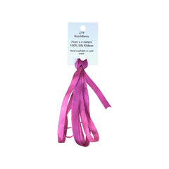 Dinky Dyes Silk Ribbon 7mm - 279 Razzleberry
