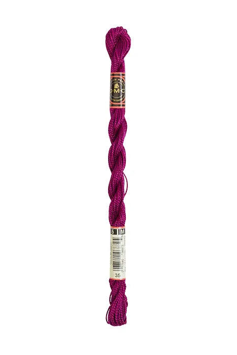 DMC Pearl Cotton #5 - 35 Plum
