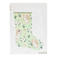 Dogwood Needlepoint Lily of the Valley Stocking  Needlepoint Canvas