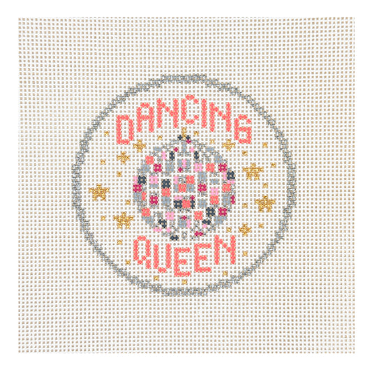 Doolittle Stitchery Dancing Queen Merit Badge Needlepoint Canvas