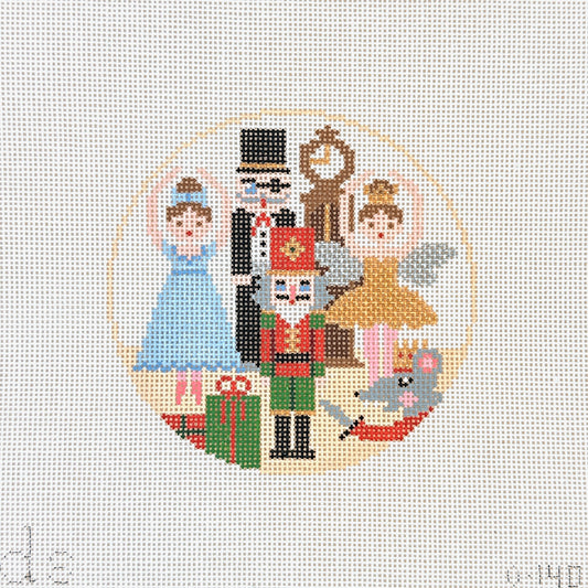 Doolittle Stitchery Nutcracker Ornament Needlepoint Canvas