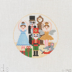 Doolittle Stitchery Nutcracker Ornament Needlepoint Canvas
