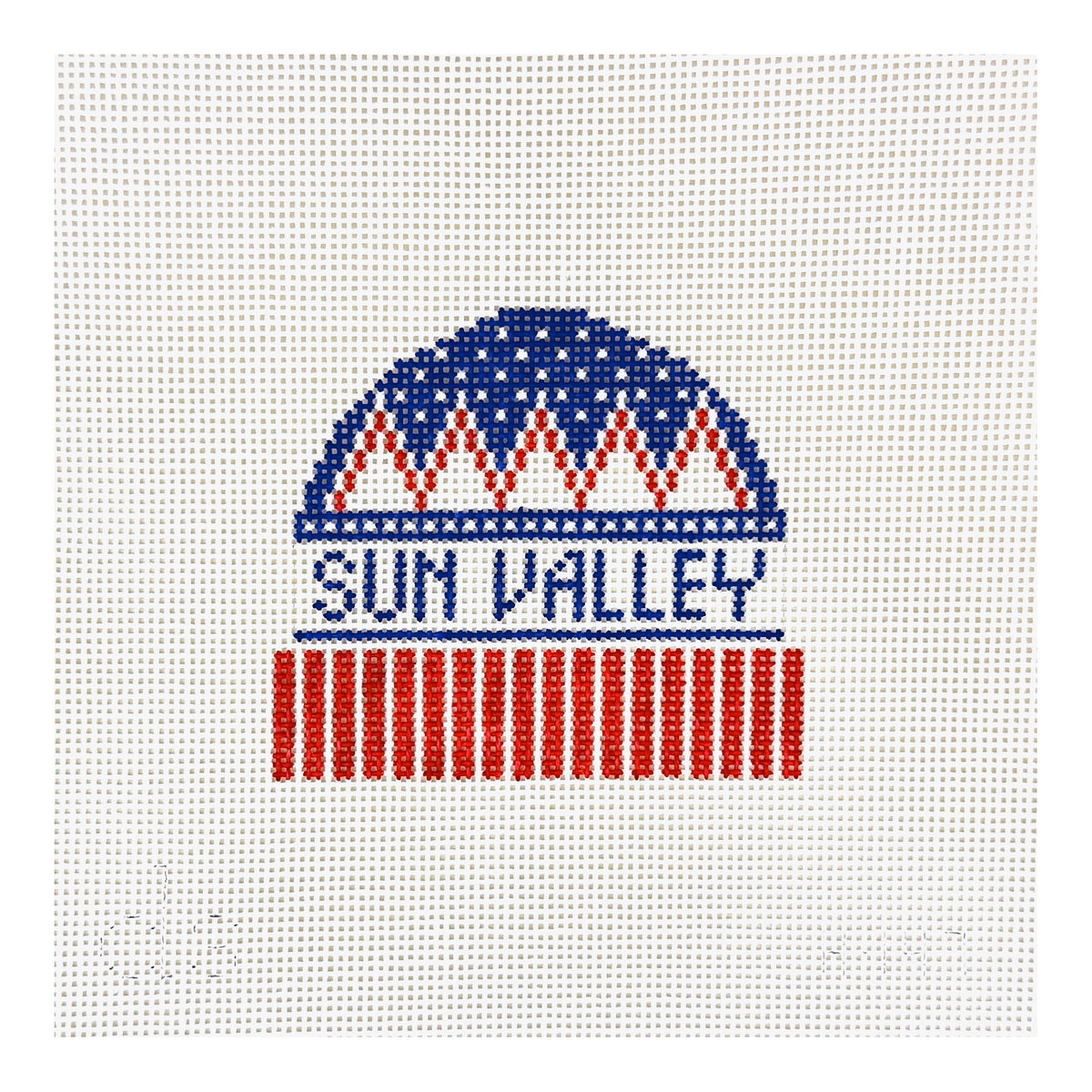 Doolittle Stitchery Sun Valley Hat Needlepoint Canvas