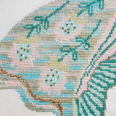 The Wishing Thorn Flower Moth II Cross Stitch Pattern