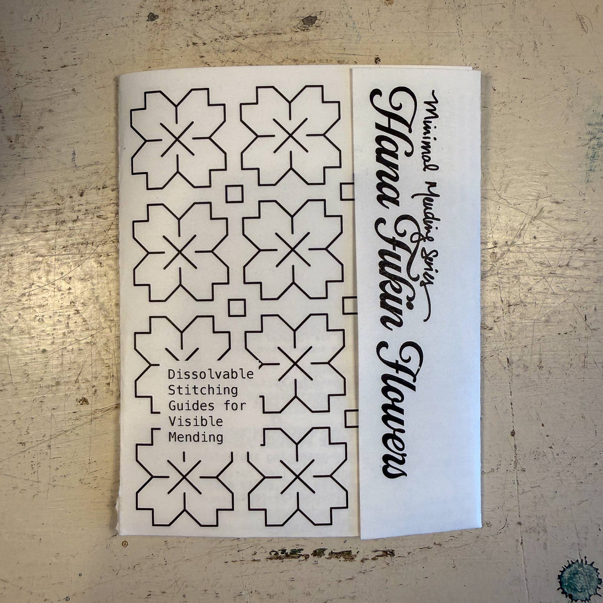 Approved Textiles Hana Fukin Flowers Mending and Embroidery Transfers