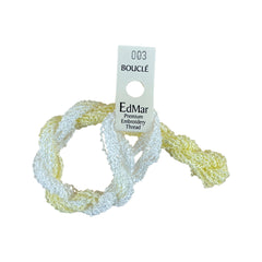 EdMar Boucle - 003 Light Yellow and White
