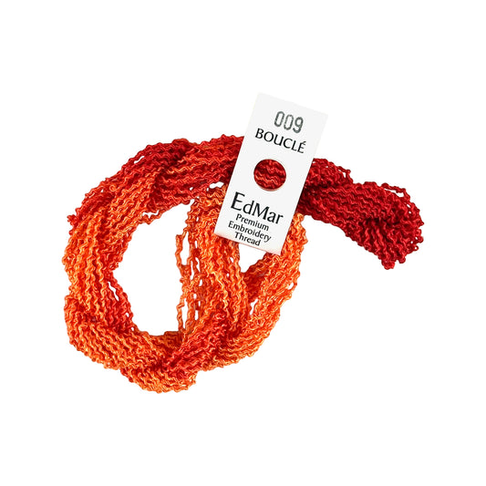 EdMar Boucle - 009 Dark to Medium Tangerine