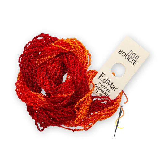 EdMar Boucle - 009 Dark to Medium Tangerine