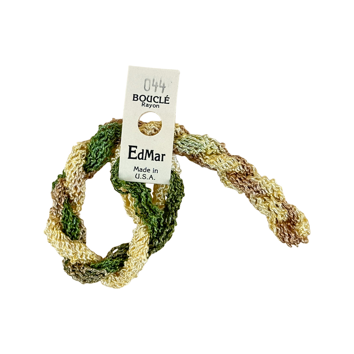 EdMar Boucle - 044 Light Yellow, Dark Beige, Olive