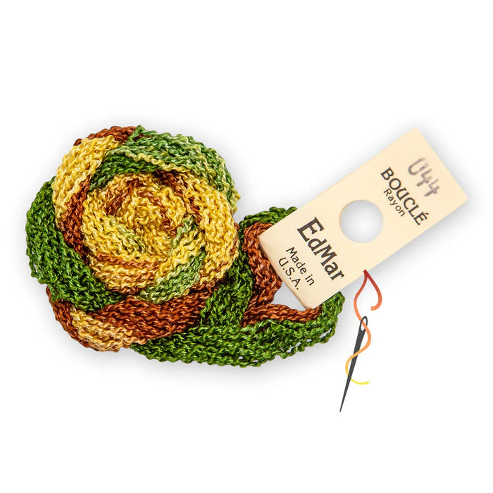 EdMar Boucle - 044 Light Yellow, Dark Beige, Olive