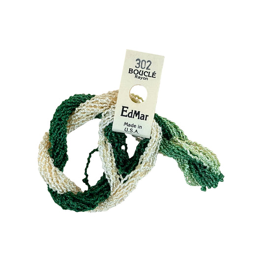 EdMar Boucle - 302 Light Beige and Spinach