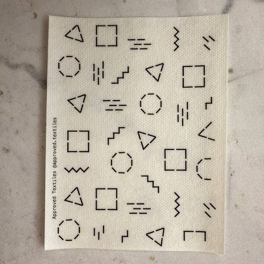 Approved Textiles The Memphis Group Mending and Embroidery Transfers