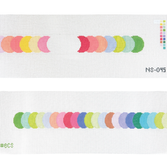 Elizabeth Crane Swartz Designs Overlapping Circles Bag Strap Needlepoint Canvas