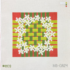 Elizabeth Crane Swartz Designs Paperwhites Needlepoint Canvas